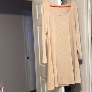 Never worn long sleeve sweater dress